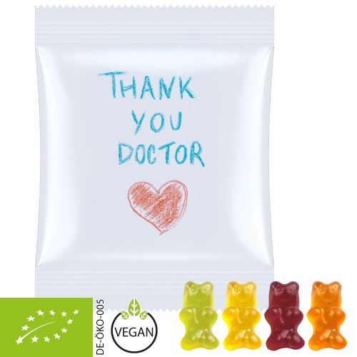 Bio Gummibärchen ohne Gelatine, ca. 15g, Midi-Tüte