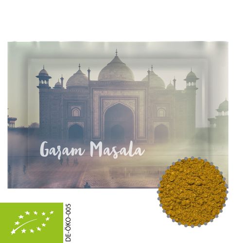 Bio Gewürzmischung Garam Masala Indien, ca. 4g, Portionstüte