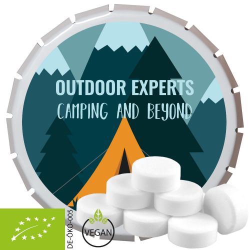 Bio Pfefferminz Drops, ca. 20g, Klick-Klack Dose weiss