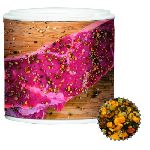 Gewürzmischung Steak Pfeffer, ca. 30g, Gewürzpappstreuer