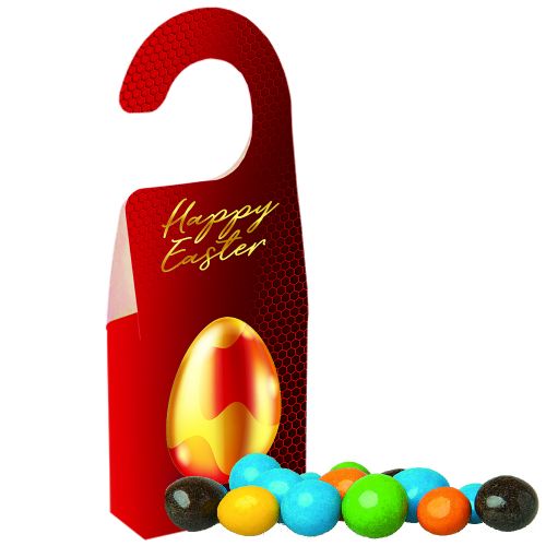 Bunte Schoko Erdnüsse, ca. 15g, Türhänger Box