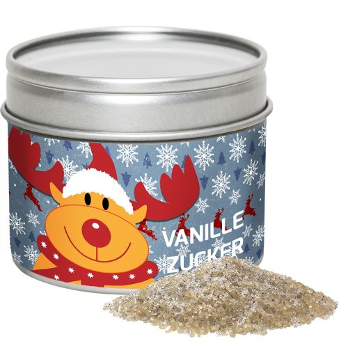 Vanillezucker, ca. 85g, Metalldose mit Sichtfenster