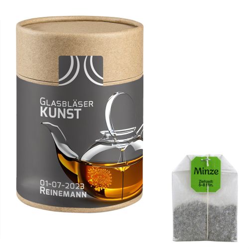 Beuteltee Minze, ca. 22,5g, Biologisch abbaubare Eco Pappdose Maxi